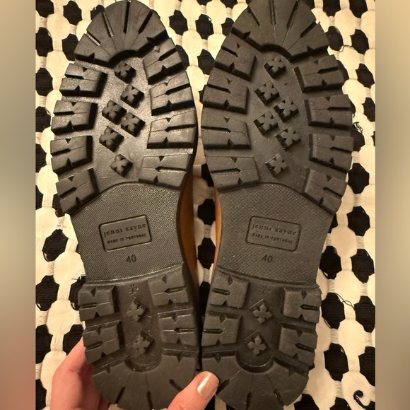 Jenni Kayne Leather Lug Mules in Tan Size 40/9.5-10 - Picture 4 of 5